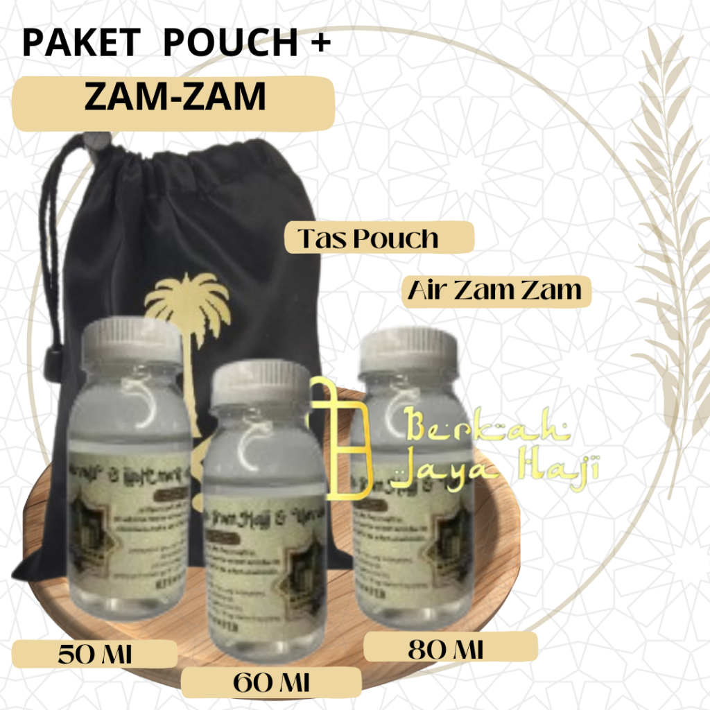 

POUCH+Air Zam-Zam isi perbotol | ZAMZAM SIAP MINUM