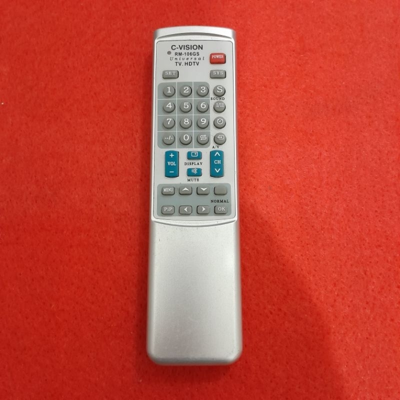 Remote TV C - VISION Universal . RM - 106 GS .