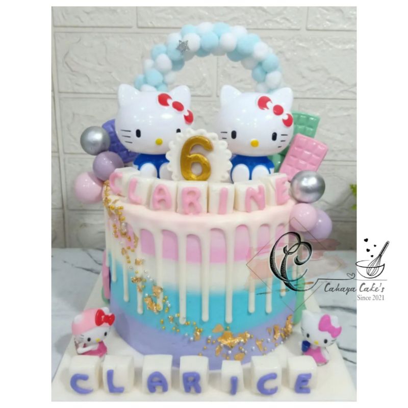 

Kue Ulang Tahun Boneka / Hello Kitty Cake / Kue Ulang Tahun Anak Perempuan