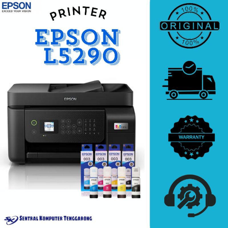 Printer Epson L5290 Print Scan Copy Adf F4