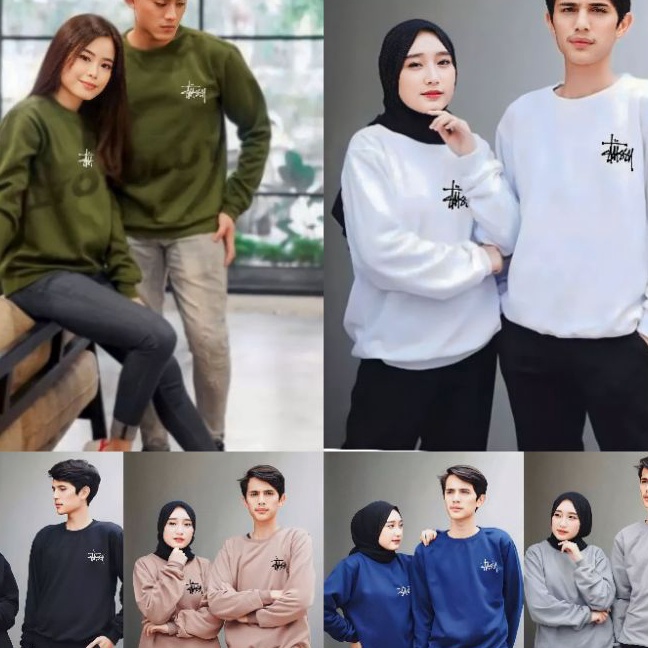 Langka BAJU KAOS COUPLE PASANGAN LENGAN PANJANG  BAJU KAOS COUPLE PASANGAN  BAJU COUPLE PASANGAN  BA