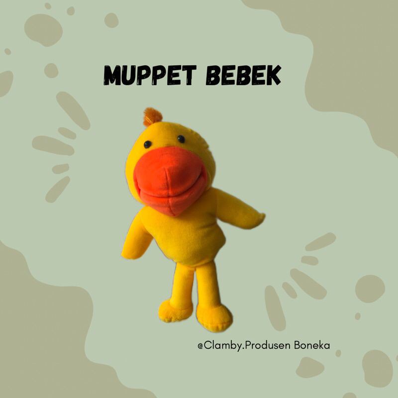 Puppet Muppet 50cm Karakter Hewan Bebek Boneka Dongeng Boneka Tangan