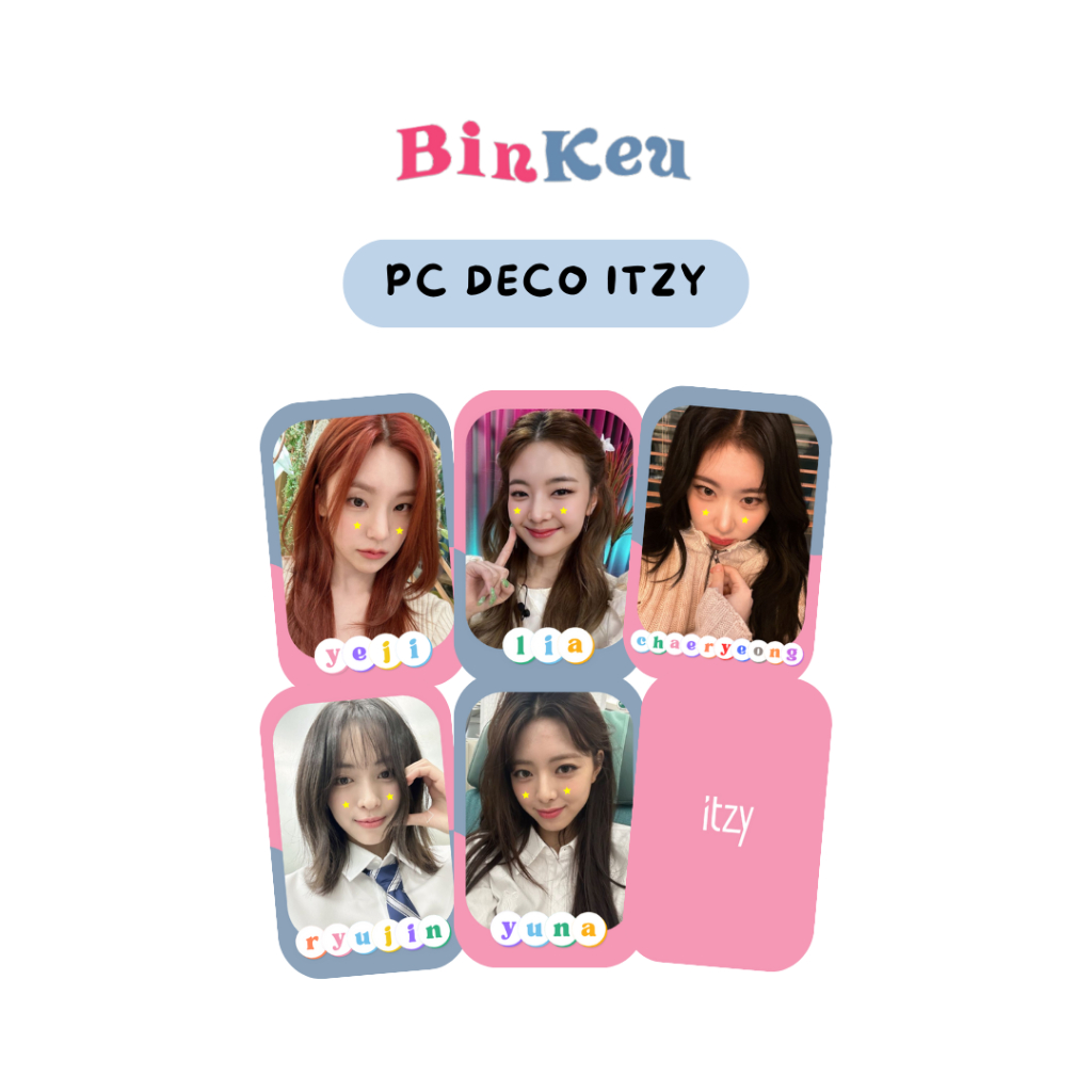 PC Deco ITZY / Photocard Deco ITZY