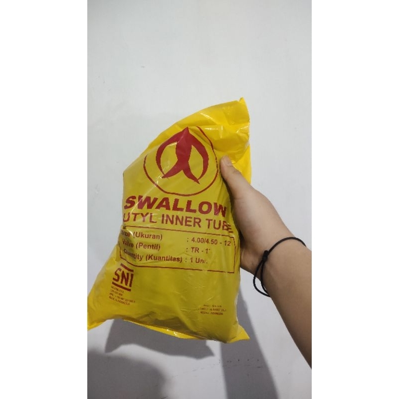 Ban Dalam Motor Roda 3 Viar Ukuran 400/450-12 SWALLOW