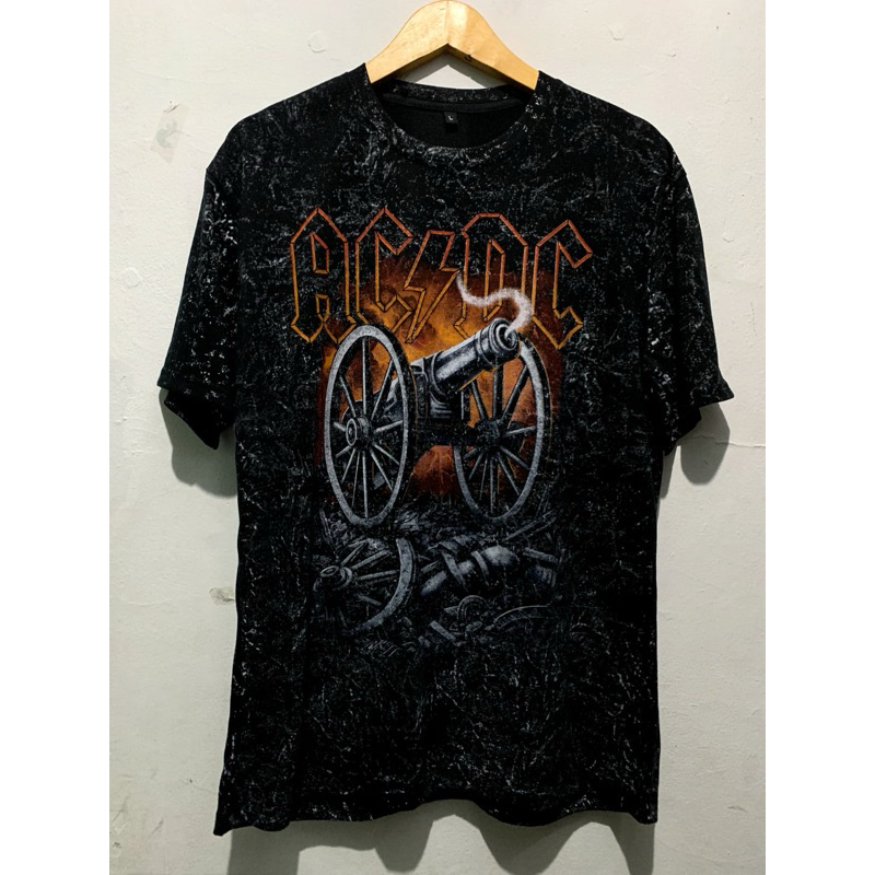 KAOS BAND / KAOS ACDC SERIES / ACDC / BAJU MUSIK ACDC ROCK L