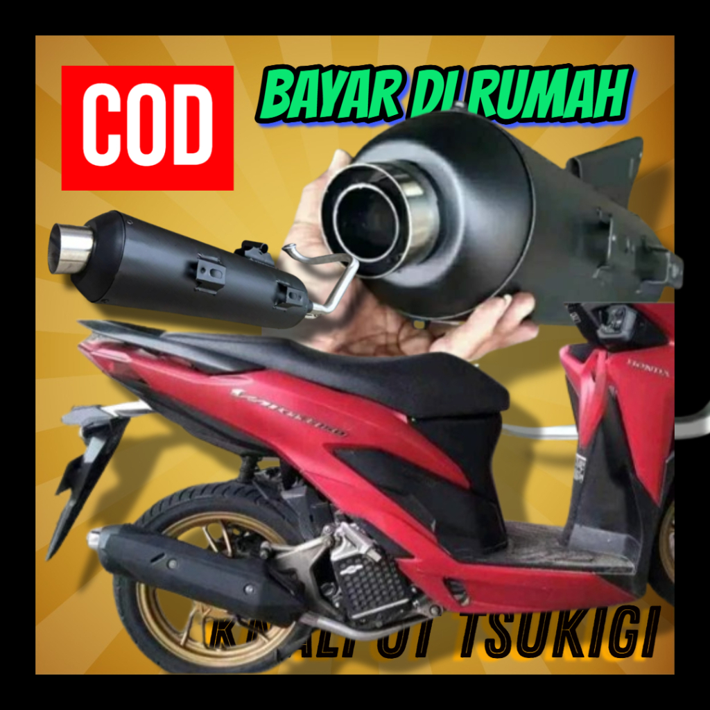 Knalpot tsukigi Copy CMS mio Beat vario scoopy spache