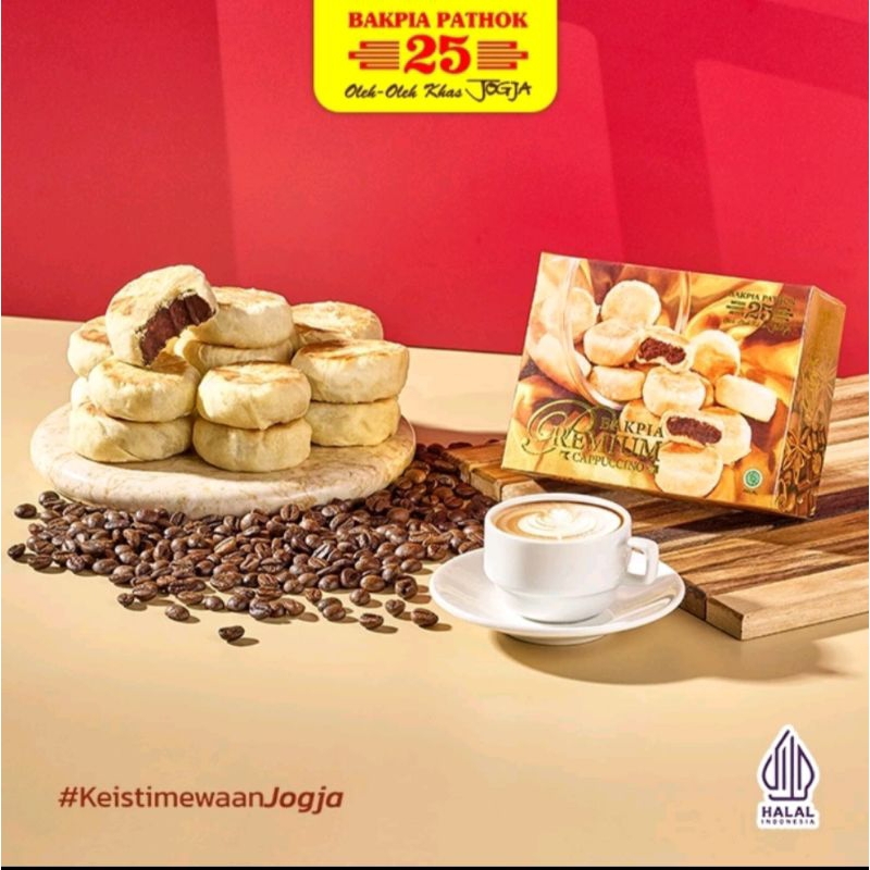 

BAKPIA PATHOK 25 - PREMIUM CAPPUCINO OLEH OLEH KHAS JOGJA SPESISIAL TUK KELUARGA DAN TAMU