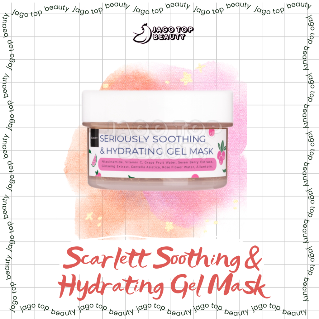 Scarlett Whitening Seriously Soothing & Hydrating Gel Mask (EXP 07-2025)