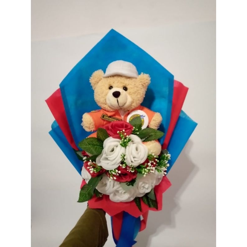 Kado Buket Boneka | wisuda buket sekbang psdp | wisuda sekolah penerbang tni au | Boneka Buket Bunga