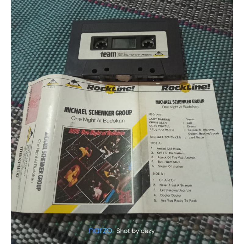 Kaset pita Michael Schenker Group - one night at Budokan