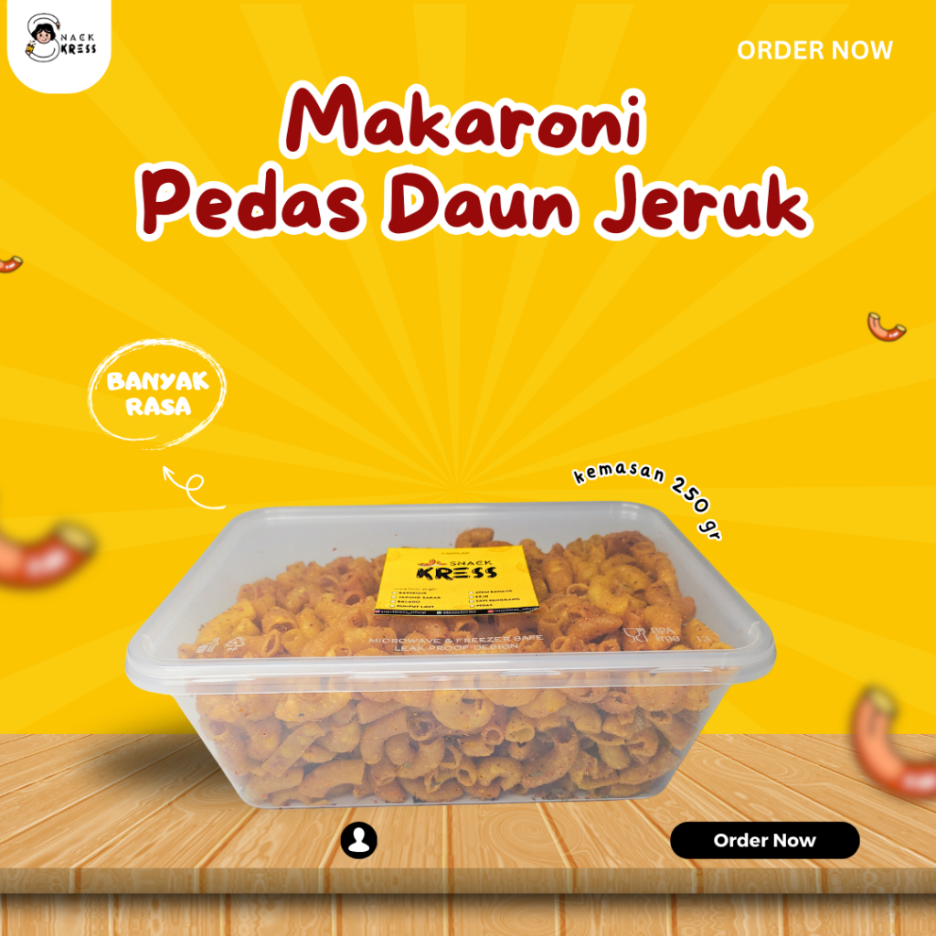 

Makaroni Bantet Daun Jeruk Murah 250 gram