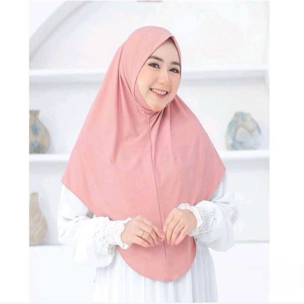 HIJAB INSTAN DAGU MALAYSIA JERSEY/JILBAB BERGO DAGU MALAYSIA  SIZE M