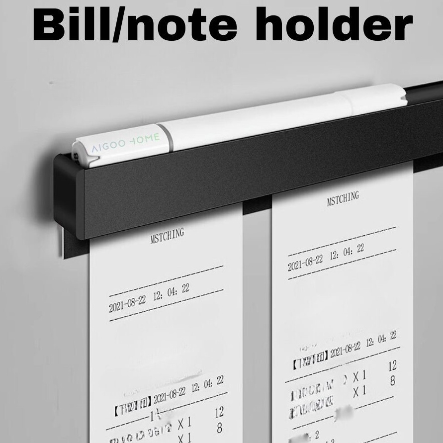

Bill Holder Capitan Nota aluminium penjepit kertas bon e R1H5