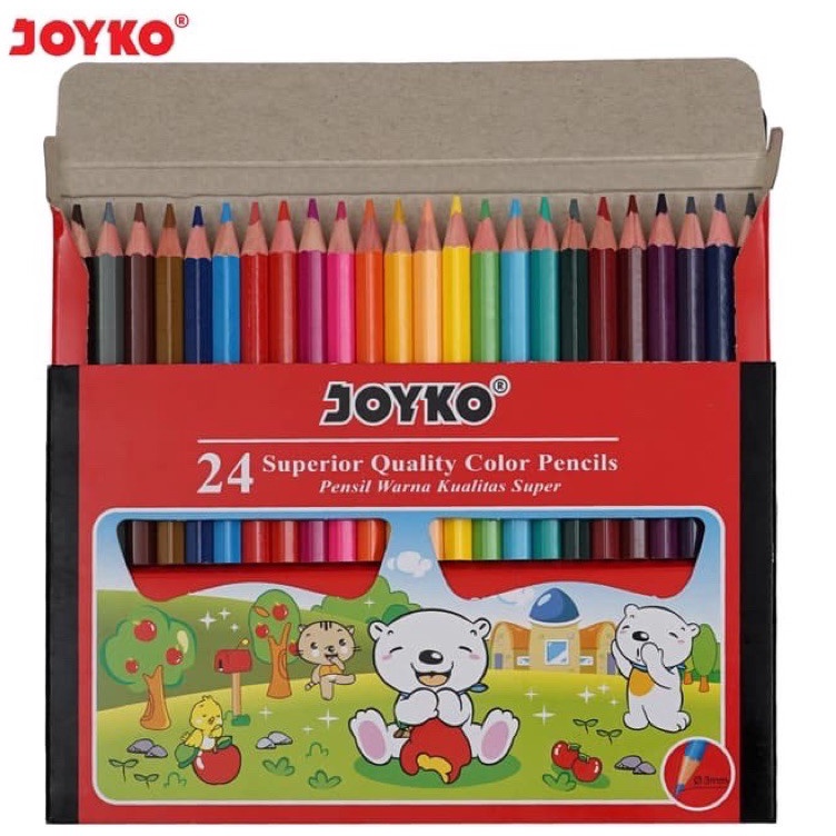 

Cekout sekarang Color Pencil Pensil Warna Joyko CPS24 24 Warna