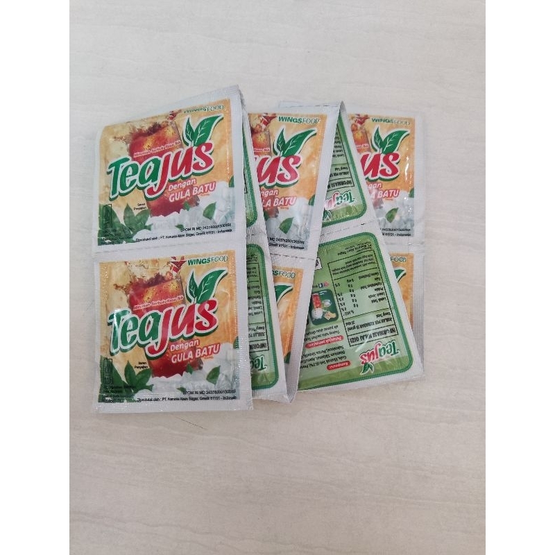 

teajus gula batu 1 renceng isi 10 bungkus