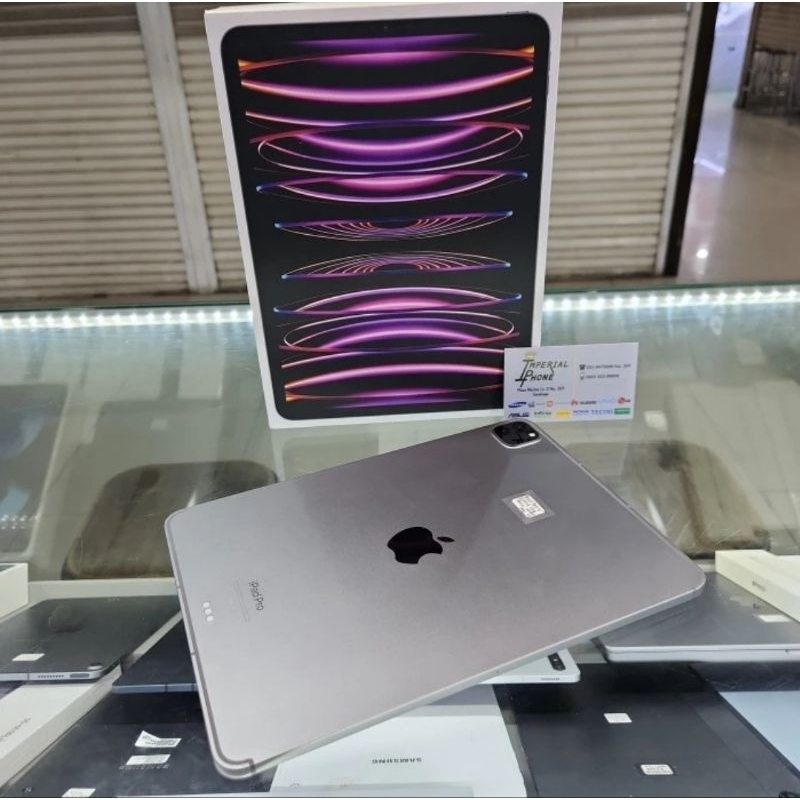 ipad pro 11" 2022 gen 4 128gb wifi + cellular ibox second