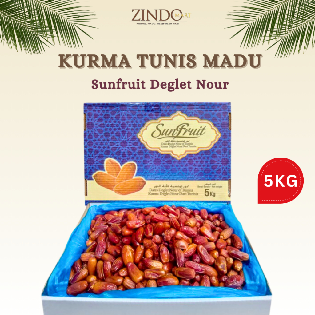 

KURMA TUNIS MADU 5KG SUNFRUIT DEGELT NOUR/ TUNISIA MADU