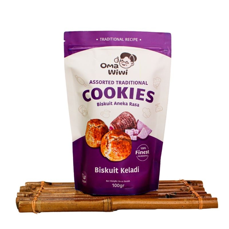 

biskuit kering vegetarian rasa keladi oma wiwi - P1K