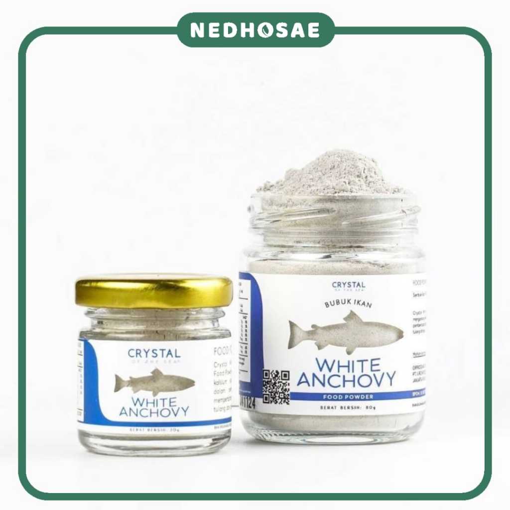 

Crystal of the Sea | White Anchovy Powder/Bubuk Ikan Teri Nasi - Bumbu Kaldu MPASI NON MSG