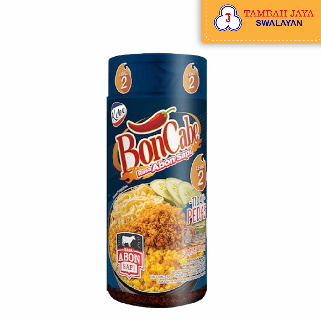 

BonCabe Rasa Abon Sapi Level 2 (Tidak pedas) 40g