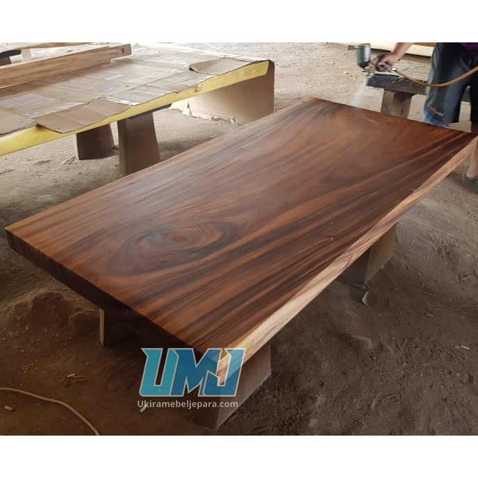 Papan Kayu Trembesi Utuh Solid Lebar 100cm, Ukuran Papan Kayu Trembesi Utuh Solid Lebar 100cm, desai