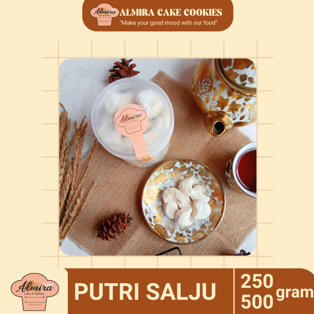 

KUE KERING PUTRI SALJU PREMIUM HOMEMADE TOPLES TABUNG