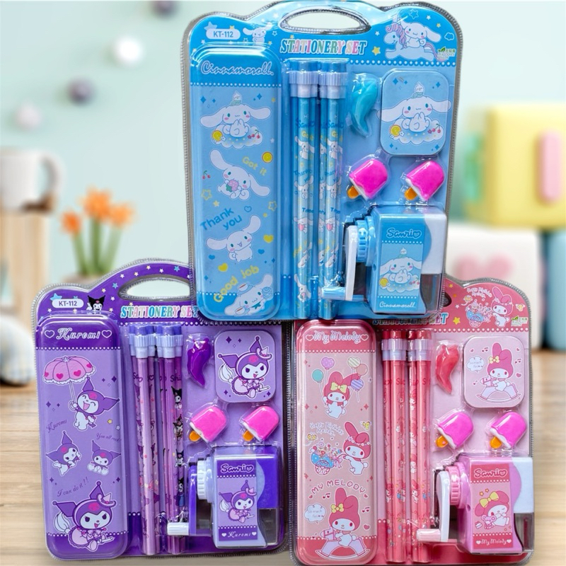 

DELUNASHOP DL208A SET ALAT TULIS ANAK STATIONERY SET PENSIL PENGHAPUS RAUTAN PERALATAN SEKOLAH ANAK PENSIL FANCY SANRIO PRINCESS