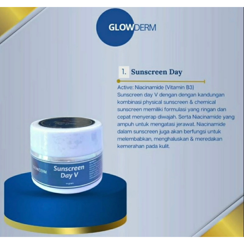 Sunscreen day Glowderm