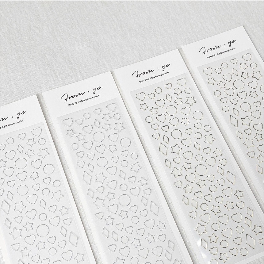 

[kstuffind] Sticker Transparan Motif Berbagai Bentuk Dekorasi Jurnal DIY Stickers Shape Stiker Decoration Dekorasi Deco Photocard PC Toploader Stationary