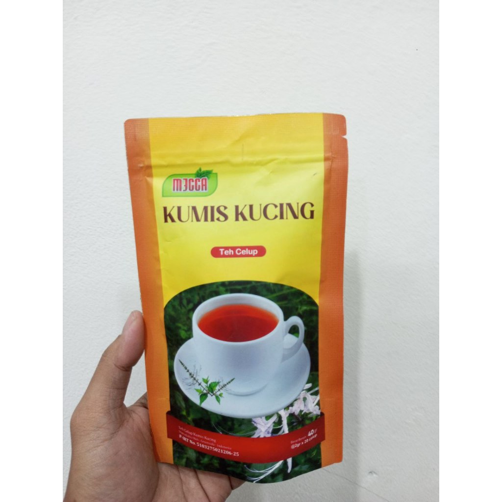 

Teh Celup Kumis Kucing Herbal Alami Batu Ginjal Lancar Kemih Asli Original