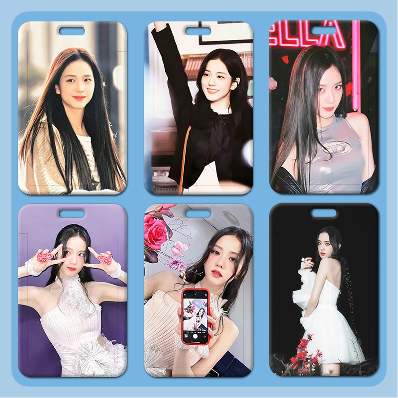 

ID Card Holder Motif Jisoo Black Pink/ Photocard Holder / Tali Gantung /Name Tag / Blackpink
