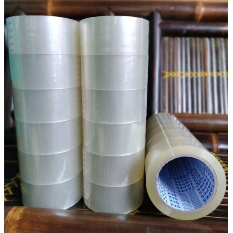 

Lakban Bening 45 MM x 100 yard tebal / lakban packing