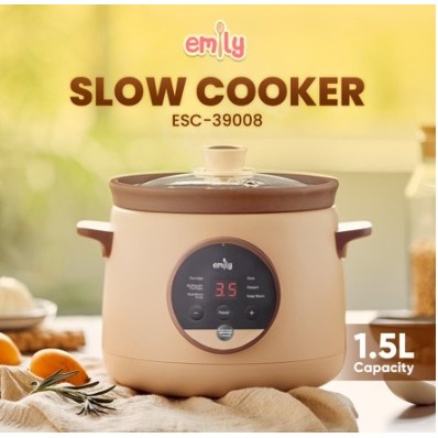 Emily Slow Cooker Claypot 1.5L Esc 39008 / Emily Slow Cooker Tanah Liat / Slow Cooker Emily