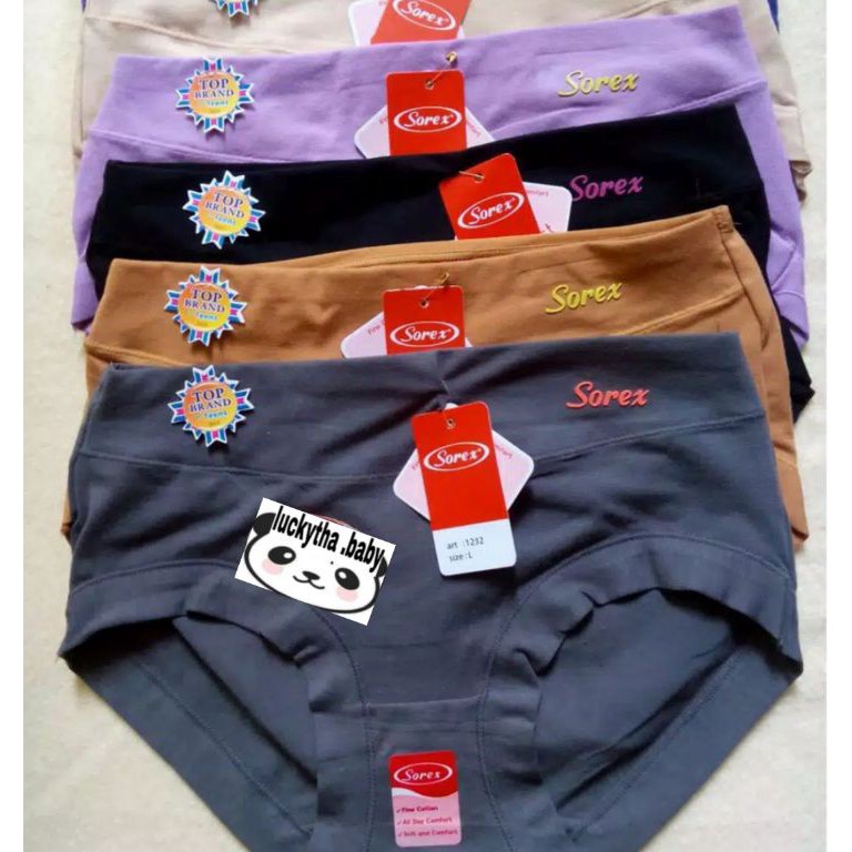 KODE D15Z 6pcs cd sorex 1232 MLELQL  CD WANITA SOREX  CElana dalam sorex 1232  underwear sorex