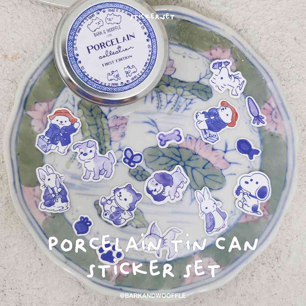 

Bark and Wooffle Porcelain Collections - Sticker Set