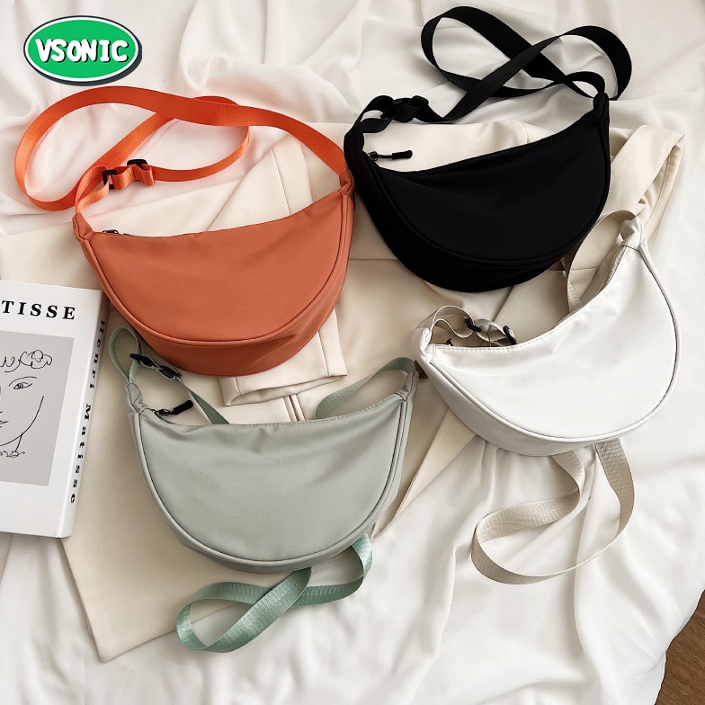 Clearance sale Fashion Impor Tas Selempang Wanita Tahan Air Tas Pinggang Dada Tas Pinggang Sederhana