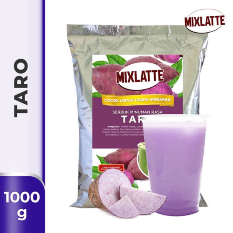 

Minuman Serbuk Mix Latte 1Kg Rasa Taro