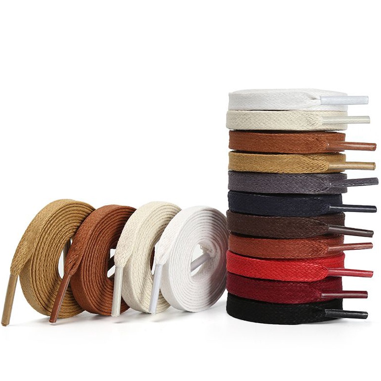 KODE C75N TALI SEPATU LILIN GEPENG PIPIH SHOELACES WAX SNEAKERS CONVERSE HARMEL  FLAT WAXED SHOELACE