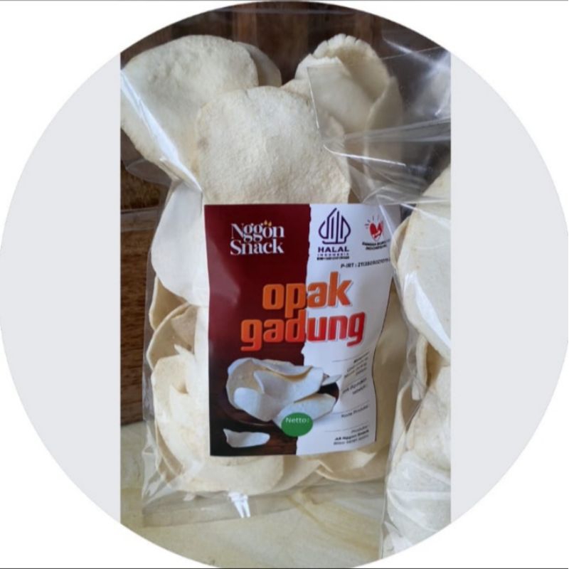 

Opak Gadung/Keripik Gadung Nggon Snack "AR" netto 150 gram