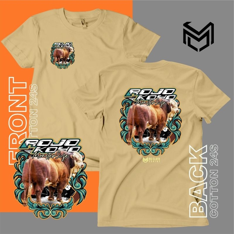 Kaos Sapi RojoKoyo / Kaos Sapi Keren / Cotton 24s PREMIUM