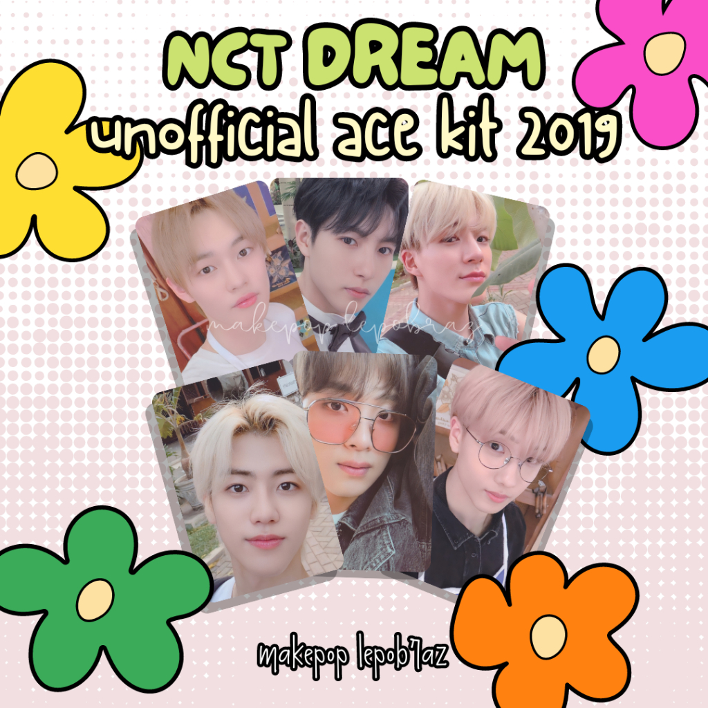 [PC REPLIKA] NCT DREAM ACE KIT 2019 Jeno Renjun Haechan Jaemin Chenle Jisung
