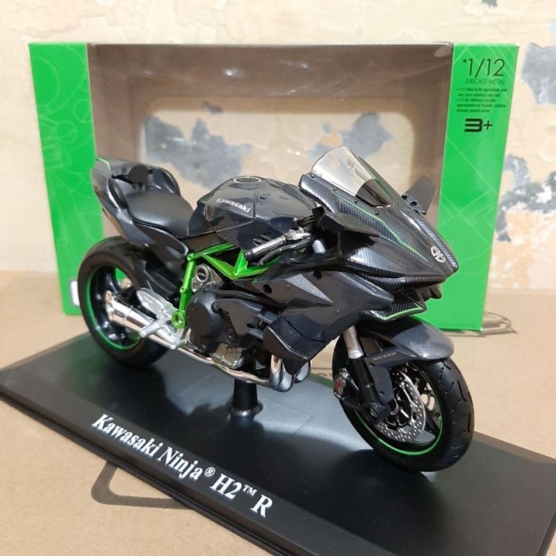 Diecast Miniatur Motor sport / moge Kawasaki Ninja H2R