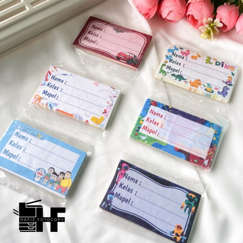 

STIKER LABEL NAMA