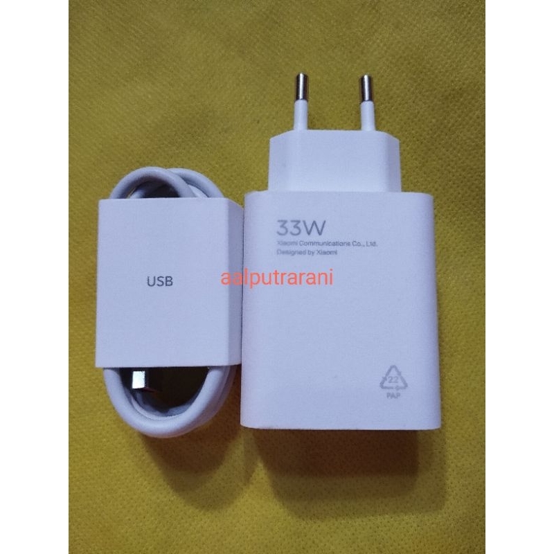 CARGER SECOND ORIGINAL REDMI NOTE 13 3A 33WAAT 11V
