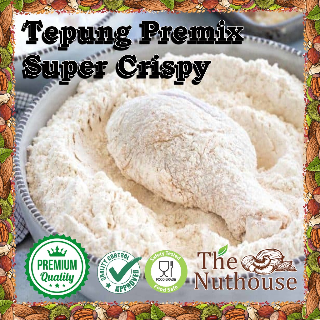 

Tepung Premix Kentucky Super Crispy / Tepung Ayam Goreng Renyah 1kg / 500gr / 250gr / 100gr