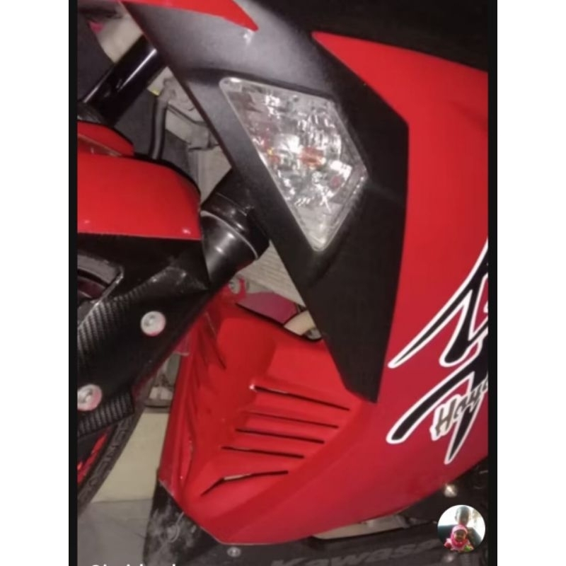 Vgrill ninja 250 fi old v grill ninja 250fi 2013 2014 2015 2016 2017 Cover mesin ninja 250fi old