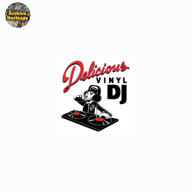 

sticker Delicious vinyl logo DJ music stiker