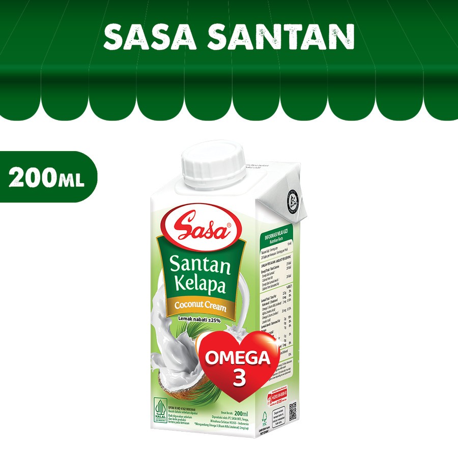 

SASA SANTAN Kemasan 200ml - Good Quality & Best Seller
