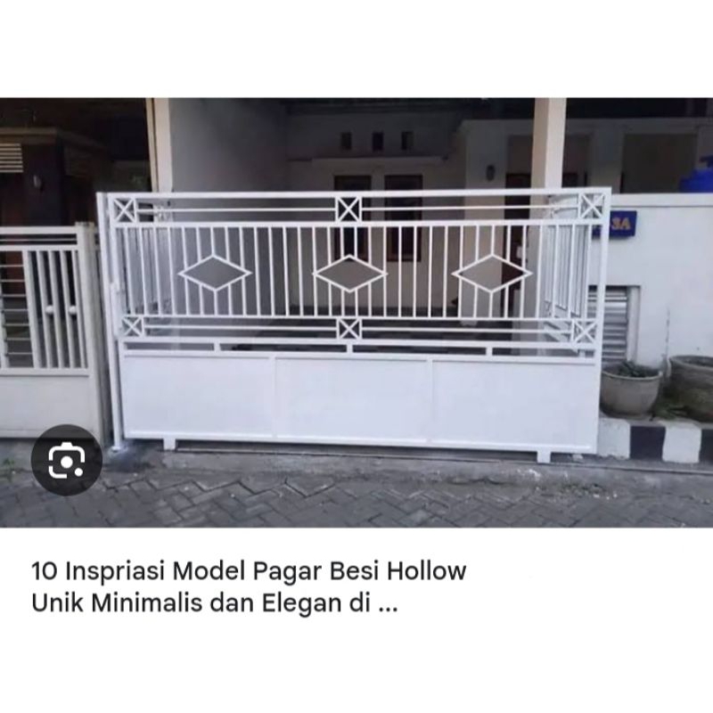 pagar besi dorong