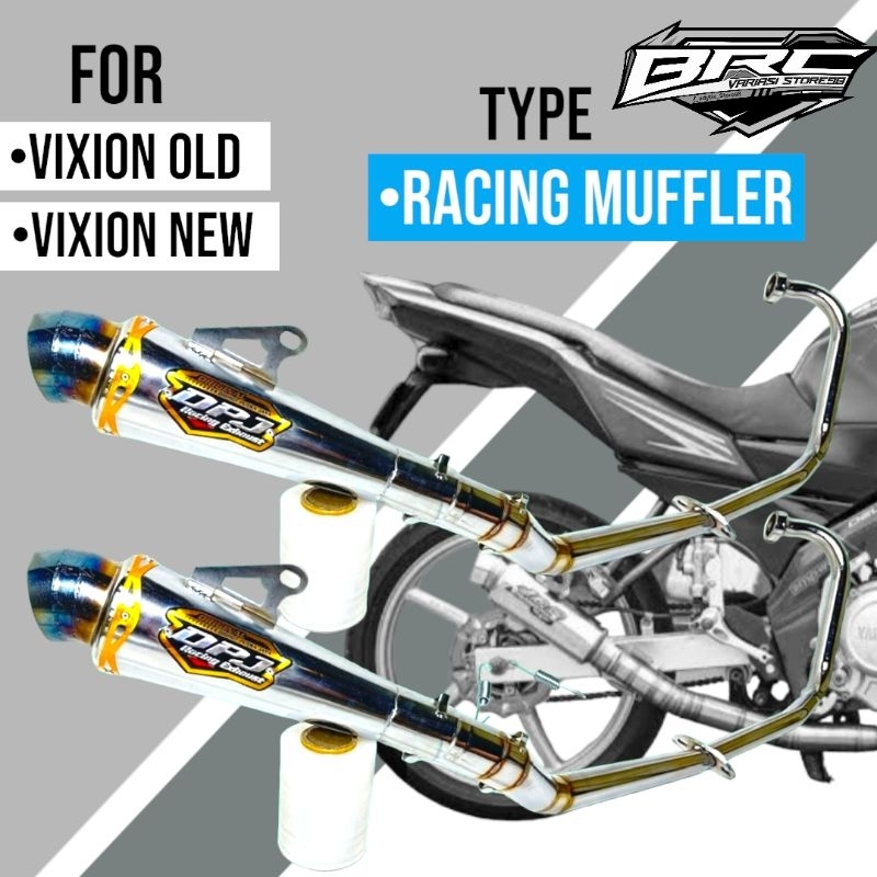 Knalpot racing DPJ pnp vixion new dan vixion old motor sport